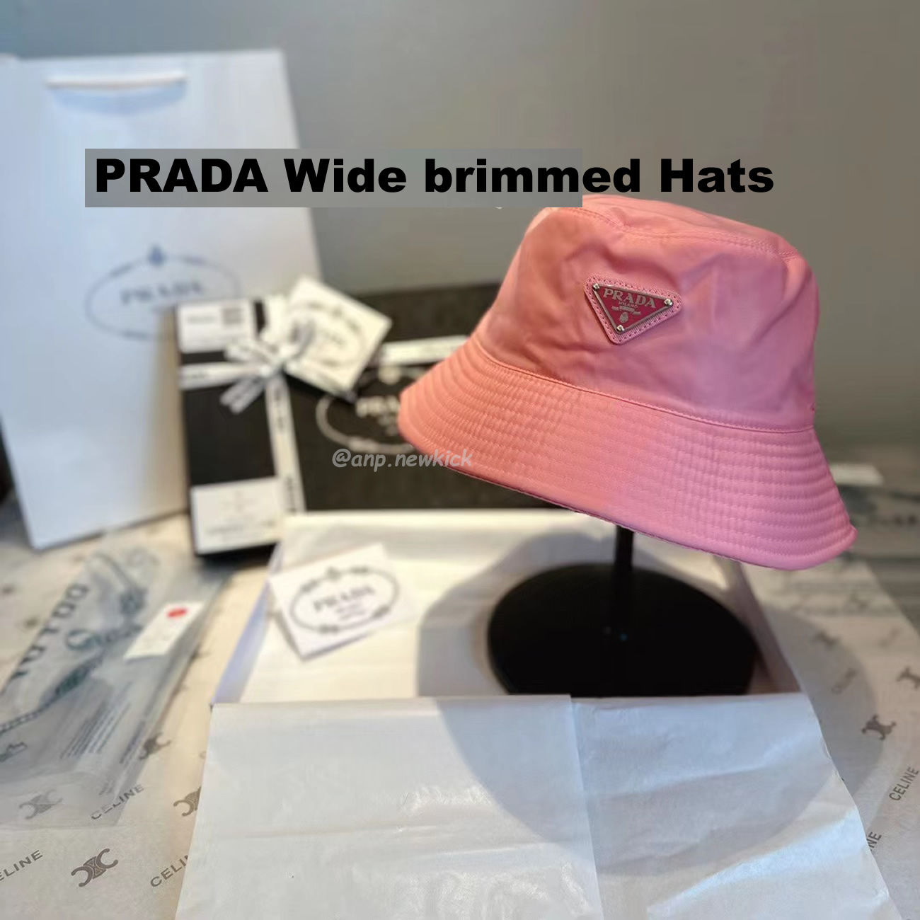 Prada Wide Brimmed Hats (7) - newkick.vip